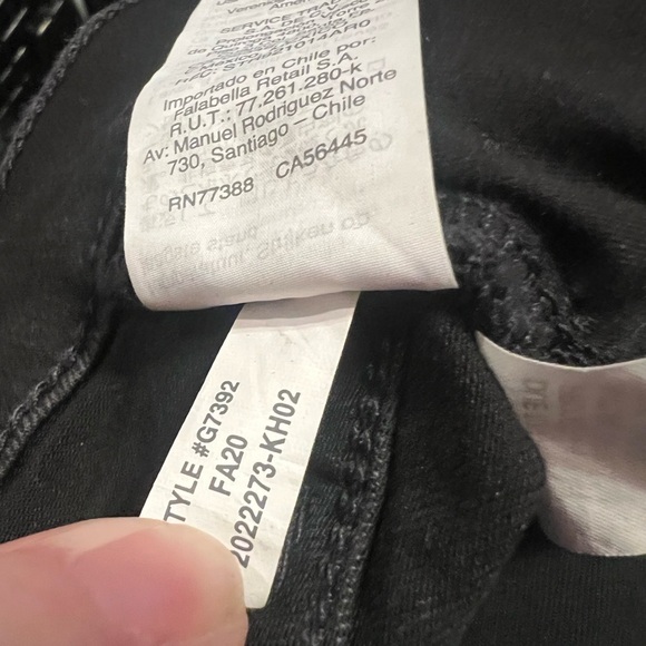 Madewell roadtripper high rise skinny jeans in Bennett black - Picture 10 of 11